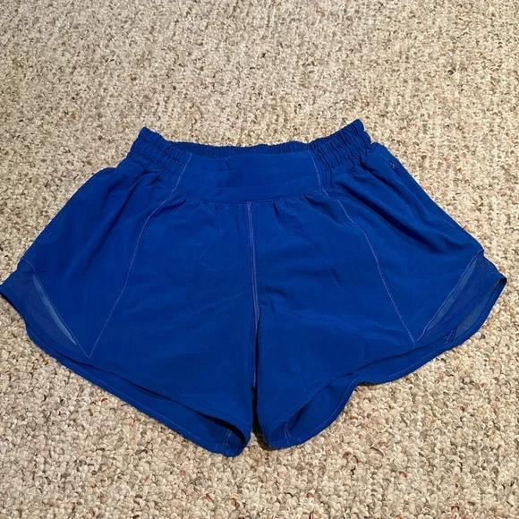 Lululemon Athletica Vibrant Blue Athletic Shorts - Picture 1 of 3